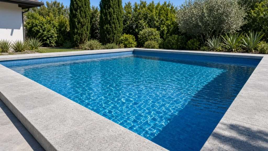 Bluestone pool coping cleaned and sealed in Orange County
