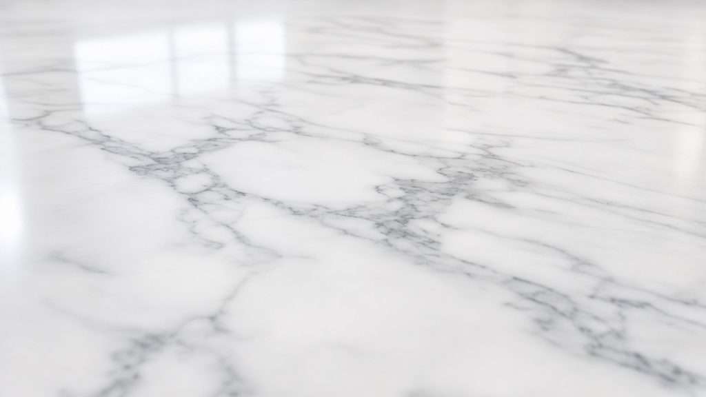 Close-up of polished marble tile in San Diego