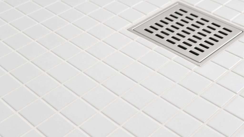 Clean shower floor tile and grout in the Bay Area